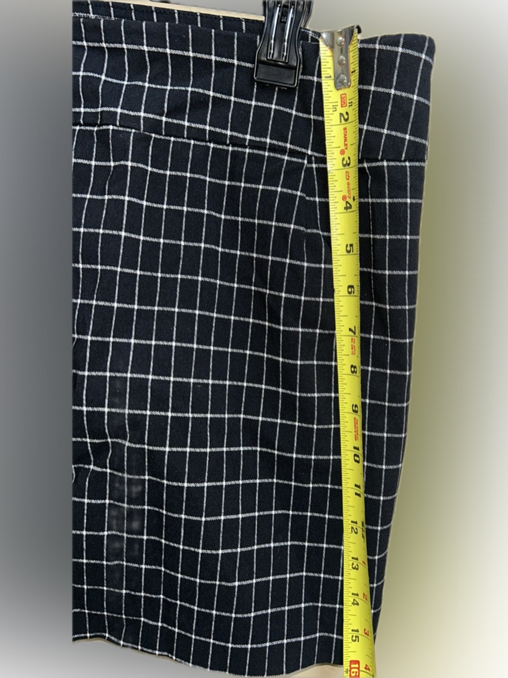 🔥5/$30🔥 Black Windowpane Grid Shorts | Zac & Rachel | Size 8 - Picture 6 of 7
